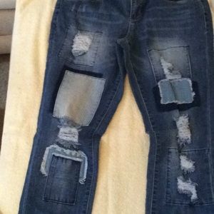 Cato premium blue jeans straight leg size 10